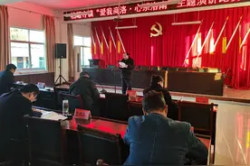 陕西洛南县柏峪寺镇组织举办“爱我商洛·心系洛南”主题演讲比赛图片