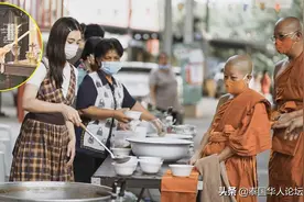 禁足不禁爱！泰星Bella为僧侣放餐、送口罩图片