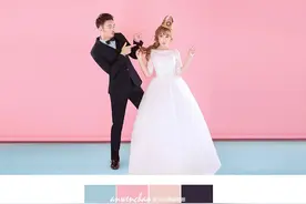 PS室内活泼小清新婚纱照片后期调色修图教程图片
