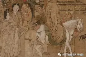宋 李嵩《明皇斗鸡图》鉴赏图片