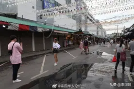 曼谷乍都乍市场重开 生意惨淡图片