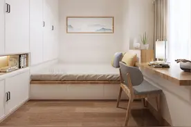 卧室面积小，怎么布置床和衣柜？小房想要住得美，空间利用要到位图片