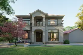 12x13米，湖南两层欧式别墅，室内5室3厅，带大露台图片