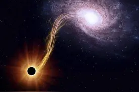 中子星是除黑洞外密度最大的星体黑洞吞噬要消耗巨大能量图片