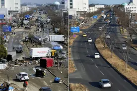 组图：日本311地震十周年，灾区重建今昔对比图片