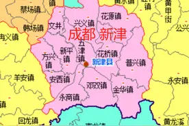 成都新津11镇、蒲江11镇的变迁：四川乡镇人口、工业…最新统计图片