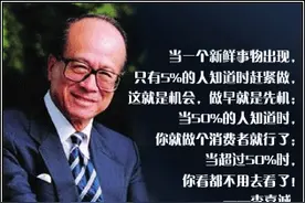 见证商界精英-李嘉诚：成功没有偶然图片