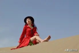 20张人像摄影点评，在微型沙漠里，拍出荒凉与妖艳的绝美对比图片