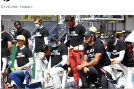 F1新赛季首战，一些车手不愿意在仪式上“单膝下跪”图片