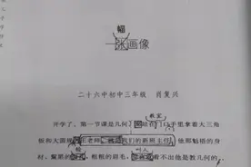 肖复兴的《一幅画像》图片