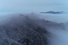 ​陕西多处景区银装素裹 勾勒秦巴水墨画图片