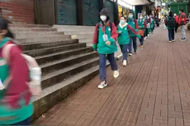 今天，我市中心城区学校有序复学图片