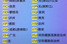川C川D：自贡和攀枝花的车牌，为什么在四川很靠前？图片