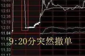 股票集合竞价时万手封板，9:20分撤单，你知道说明什么吗？图片
