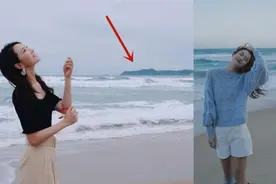 太巧合？张子萱许婧同时打卡三亚，还晒相同背景甜蜜视角秀幸福图片
