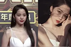 “发育过猛”欧阳娜娜穿吊带，露出身形前凸后翘，网友：抵抗不住图片