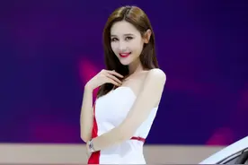 红丝带小姐姐的气质太美了，哈尔滨国际车展回顾图片