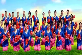 哎，有船吗？哥哥你要把船过，先要对上妹妹的歌，手绢舞《过河》图片
