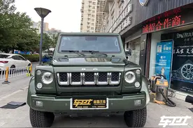 无锡车卫士北京BJ80全车3M玻璃贴膜案例图片