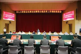北京市人大常委会莅临三中院调研民事诉讼程序繁简分流改革工作图片