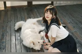 JK少女丨只要有想见的人，就一定不会孤单图片