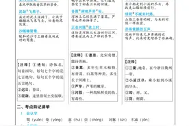 三年级下册语文《名师划重点》，同步课堂知识点，孩子自学都可以图片