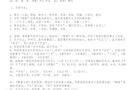 初中语文文学常识大总结图片
