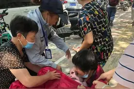 “大姐，救我！我撑不住了！”杭州马路边，深藏不露的她出手了图片