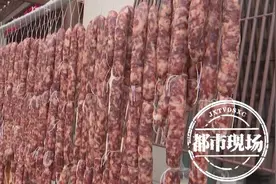 “大户人家”被盯上了！南昌老太太5分钟掳走他人20斤香肠图片