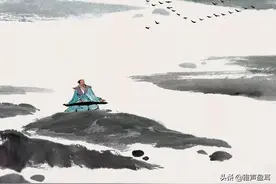 听一曲《平沙落雁》余音淼淼，雁醉夕阳图片