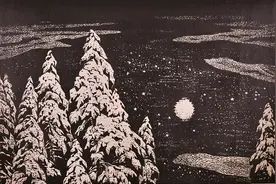 黑龙江省美术馆藏作品欣赏——星空之邃图片