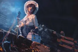 《第五人格》兰闺惊梦园丁cos，场景氛围，角色都特别有感觉图片