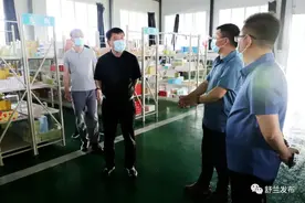 舒兰市人大常委会主任杨文坦调研企业复工复产情况图片