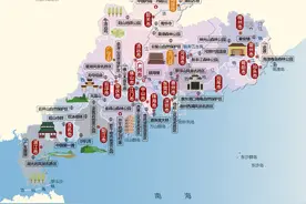按图索地/旅游必备/各省市人文地图系列——广东省图片