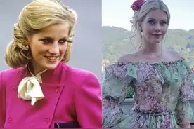戴安娜的侄女，在哈里王子婚礼上美成仙女，为何偏爱大龄离异男人图片