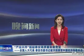 “产业兴市”挺起泰安高质量发展脊梁——全国人大代表 泰安市委书记崔洪刚接受中国经济导报采访图片