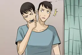 漫画：双头争夺身体控制权图片