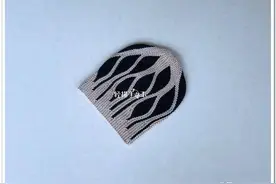 棒针双色帽子，叶子花图案，新颖别致，成人儿童都适用图片
