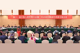 郭声琨参加云南代表团审议图片
