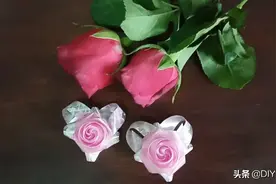 手工彩带DIY，带你学习如何折叠漂亮的玫瑰花！图片