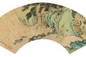 【古扇】夏天到了，纳凉时一起欣赏下这些古代扇画消消暑吧图片