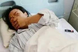 孕妇被婆婆逼着生儿子，连续剖腹产3次，产后只有8岁的女儿照看图片