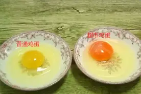 女子超市买鸡蛋 煮熟后发现蛋黄像弹力球一样 扔在桌上还能弹起图片
