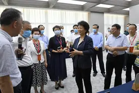 赵素萍带领驻豫全国人大代表调研组到许昌、南阳开展专题调研图片