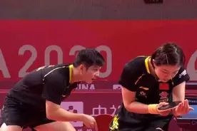 奥运模拟赛混双爆冷，双世界第一输球，王楚钦王曼昱晋级决赛图片