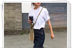 优衣库的白色T恤搭配推荐！便宜货也能穿出高级感图片