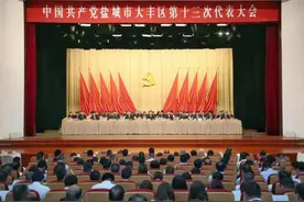 中国共产党江苏省盐城市大丰区第十三次代表大会胜利闭幕图片