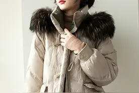 时尚防寒不可少的轻奢羽绒服，上身真的是又暖又大气，一点不挑人图片