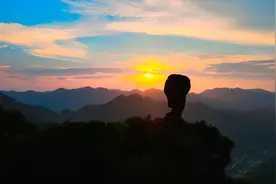 航拍金华浦江美女峰图集图片