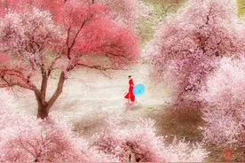 风景摄影的追求：人景合一的境界图片